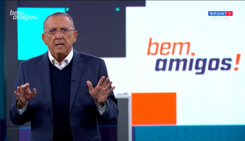 Galvão Bueno critica realização da Copa América na pandemia — Foto: Reprodução