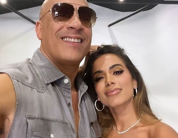 Anitta e Vin Diesel (Foto: Reprodução/Instagram)