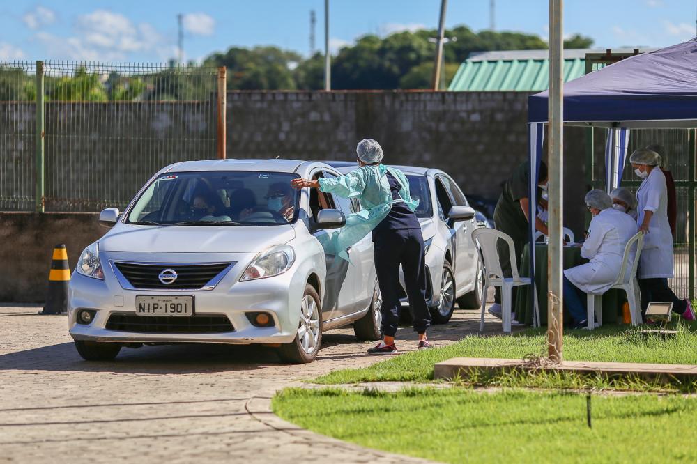 Ponto de vacinação contra Covid-19