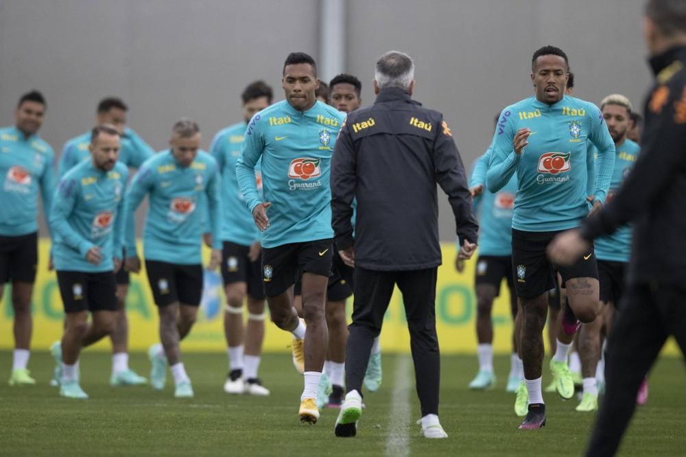 Jogadores da seleção brasileira vão disputar a Copa América — Foto: Lucas Figueiredo / CBF