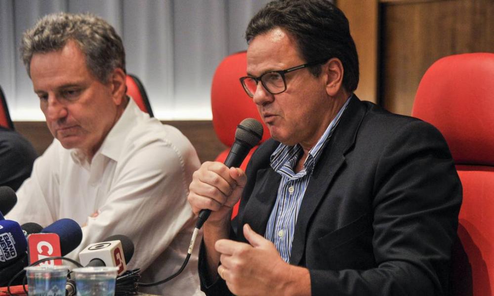Vice-jurídico Rodrigo Dunshee representa o Flamengo Foto: Divulgaçao