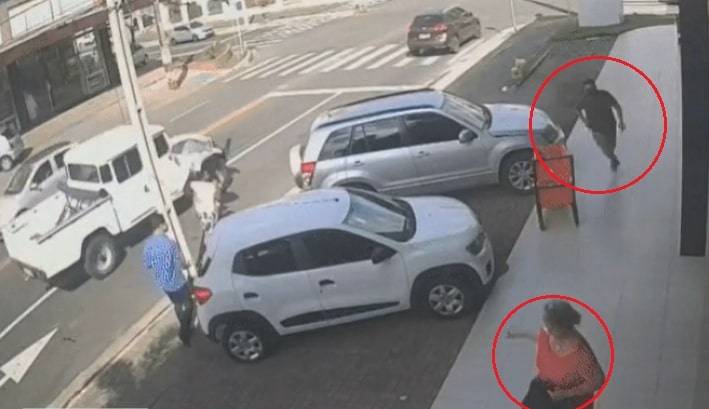 Vídeo mostra momento em que mulher é morta por ex-marido em Teresina