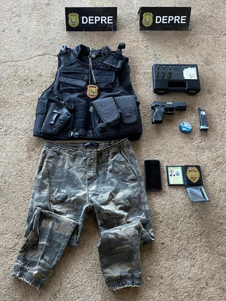 Homem é preso com arma e munição fingindo ser policial civil no Piauí