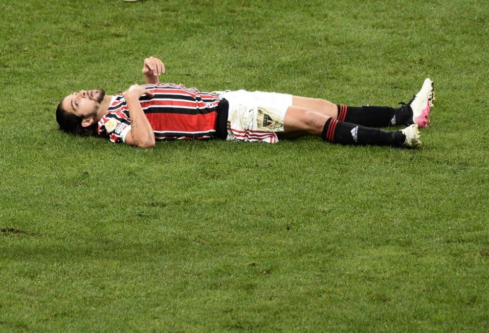 Benítez durante Corinthians x São Paulo — Foto: Marcos Ribolli