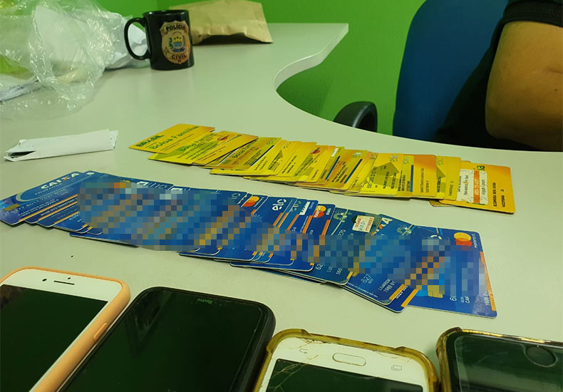 Suposto agiota preso com cartões do bolsa família na zona Norte de Teresina