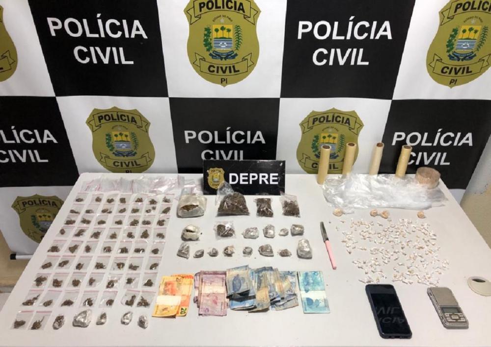 Duas pessoas são presas em operação contra o tráfico de drogas na zona Norte