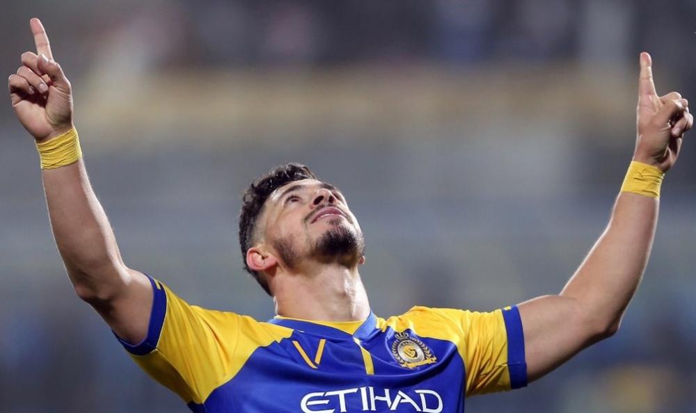 Giuliano pelo Al Nassr na Champions da Ásia — Foto: Divulgação