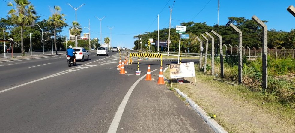 Alça da Ponte JK, de acesso à Zona Leste de Teresina, é interditada para obras de drenagem