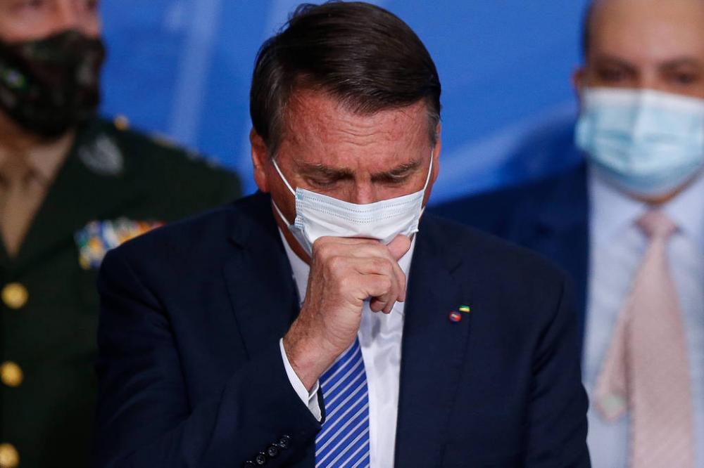 Jair Bolsonaro durante a posse de Ciro Nogueira como ministro da Casa Civil - Pedro Ladeira-4.ago.2021/Folhapress
