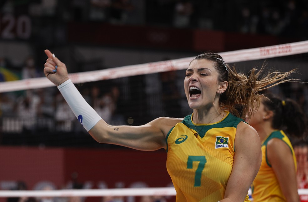 Rosamaria Brasil x Rússia vôlei Olimpíadas — Foto: REUTERS/Valentyn Ogirenko