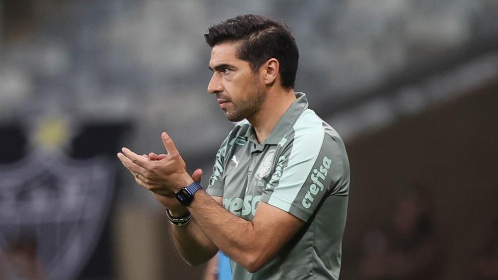 Abel Ferreira em Atlético-MG x Palmeiras — Foto: César Greco/Agência Palmeiras