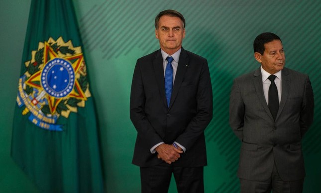 O presidente Jair Bolsonaro e o vice, Hamilton Mourão O presidente Jair Bolsonaro e o vice, Hamilton Mourão | Daniel Marenco