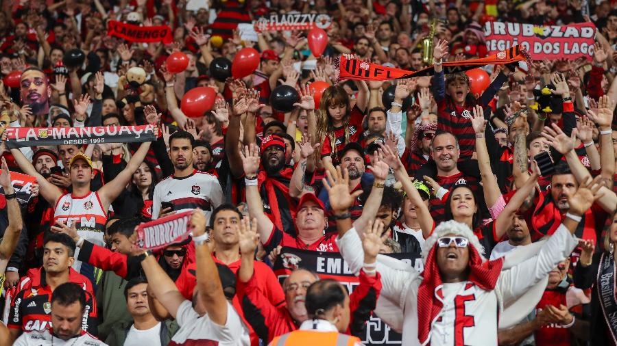 Flamengo quer voltar a ter torcida em seu estádio antes dos demais times | Imagem: KARIM JAAFAR / AFP