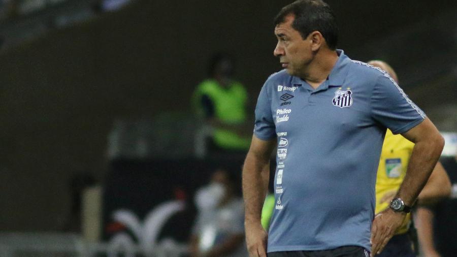 Santos marcou três gols em nove jogos sob o comando de Carille | Imagem: Fernando Moreno/AGIF