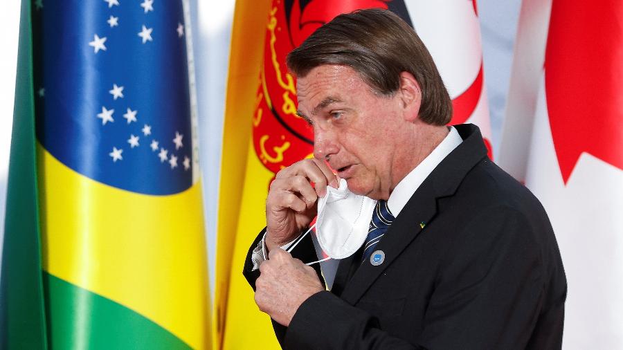 O presidente Jair Bolsonaro (sem partido), durante Cúpula de Líderes do G20 | Imagem: Guglielmo Mangiapane/Reuters