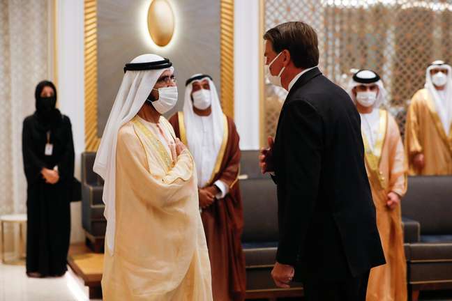 Jair Bolsonaro está em viagem por Dubai | Foto: Alan Santos/PR