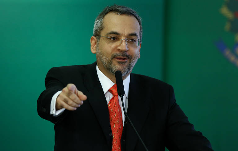 O ministro Abraham Weintraub