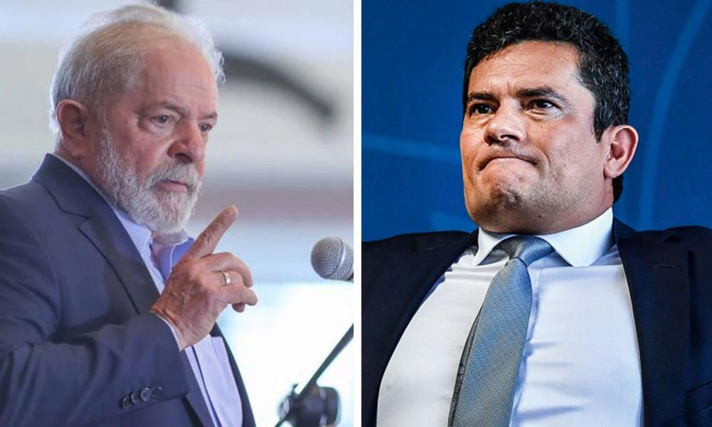O EX-PRESIDENTE LULA E O EX-JUIZ SERGIO MORO. | FOTOS: RICARDO STUCKERT E NELSON ALMEIDA/AFP