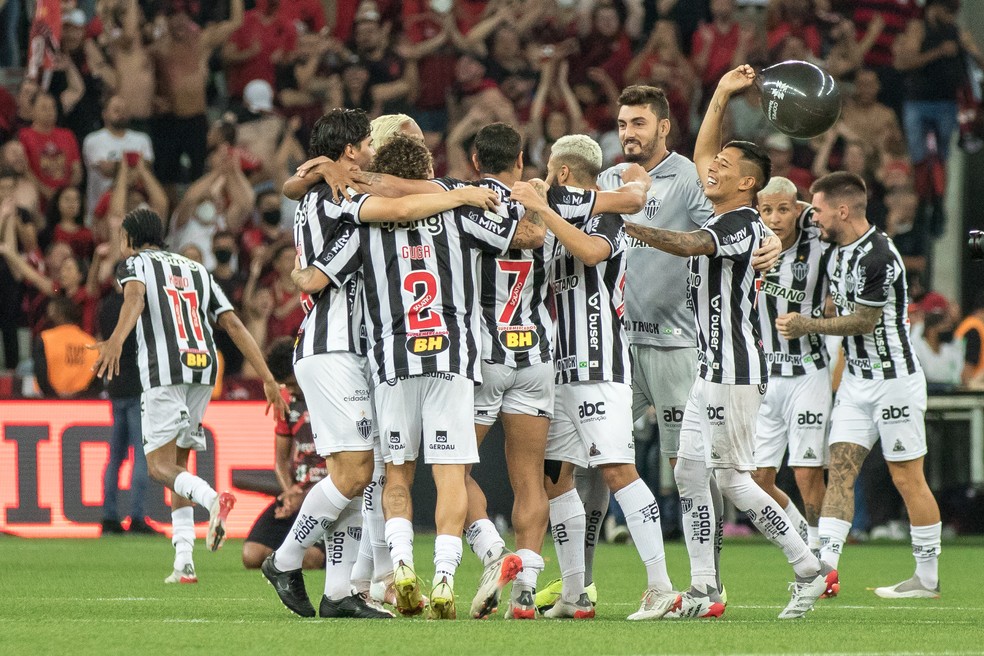 Jogadores do Atlético-MG comemoram título da Copa do Brasil — Foto: Robson Mafra/AGIF