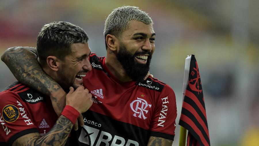 Time de Arrascaeta, Gabigol e companhia se manteve na liderança do ranking da entidade | Imagem: Thiago Ribeiro/AGIF