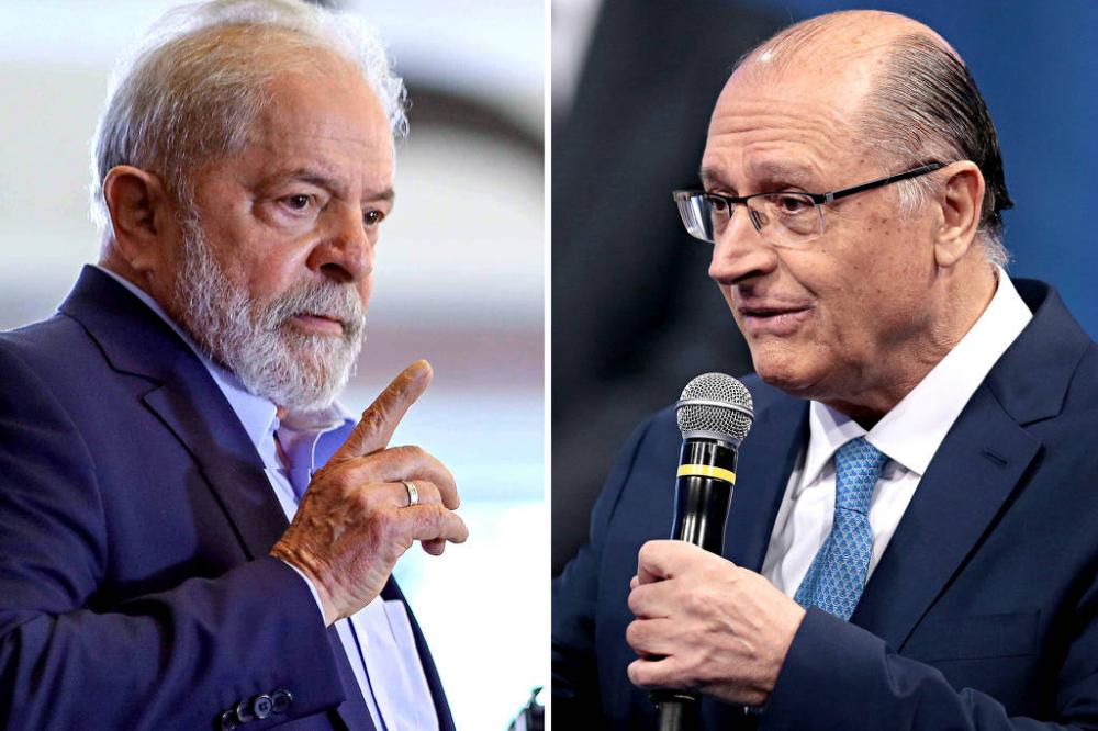 Montagem de foto do ex-presidente Lula e do ex-governador Geraldo Alckmin - Ricardo Stuckert e Paulo Whitaker/Reuters