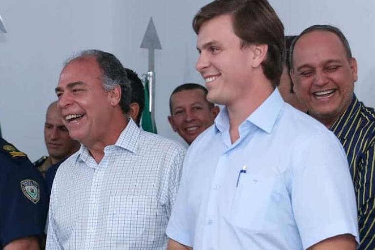 O ex-líder do governo Fernando Bezerra Coelho (MDB-PE) e o filho Miguel Coelho em Petrolina (PE) - fbezerracoelho no Instagram