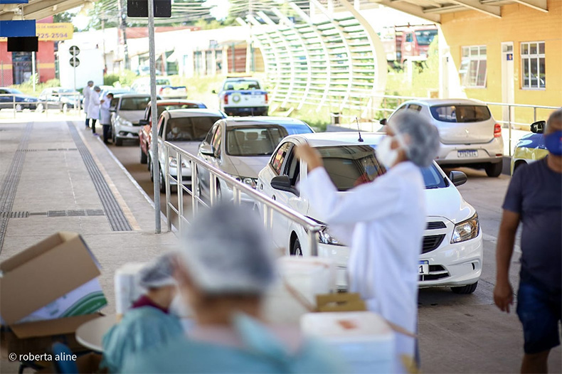 Após recesso, drive-thru de vacina será retomado em Teresina nesta segunda