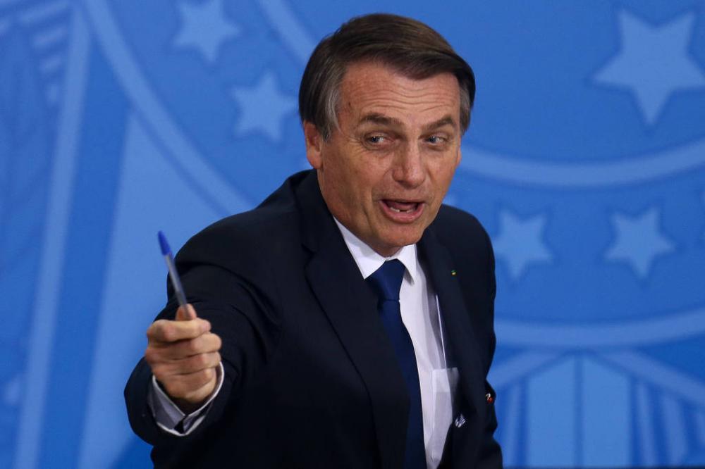 O presidente Jair Bolsonaro, em evento no Planalto - Pedro Ladeira - 30.mai.2019/Folhapress