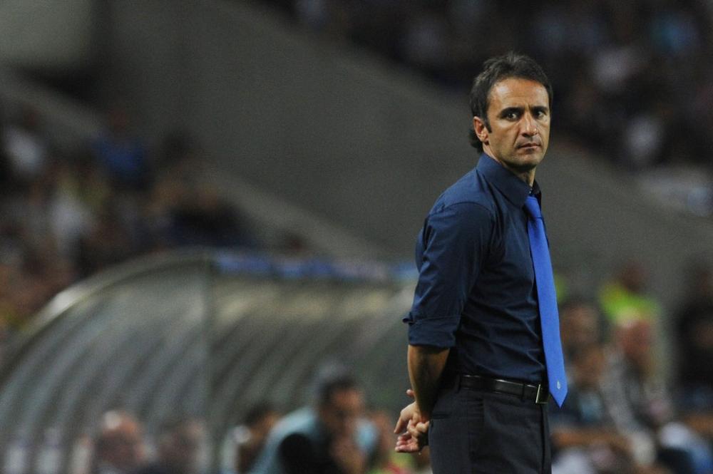 Vítor Pereira, em 2011, no comando do Porto, de Portugal — Foto: Bruno Pires/Getty Images