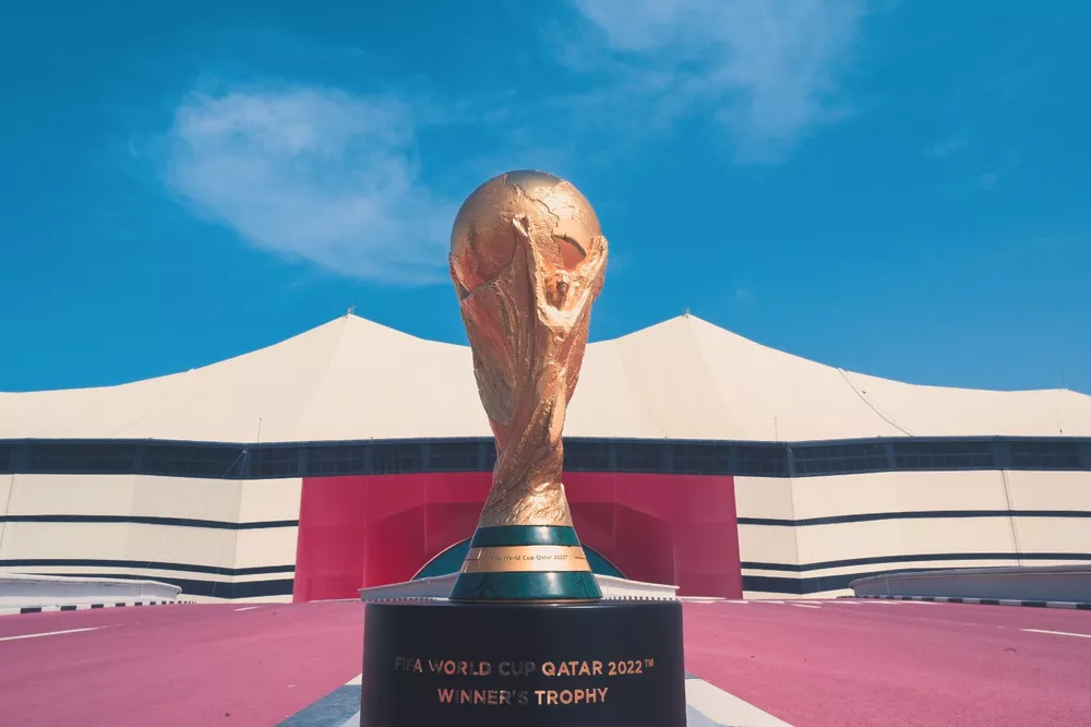 Copa do Mundo 2022 troféu — Foto: Getty Images