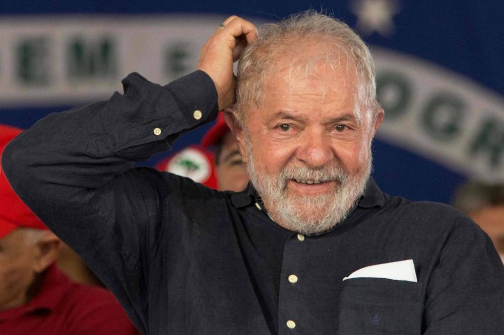 O ex-presidente Lula durante evento do PT - Ricardo Chicarelli - 19.mar.22/AFP