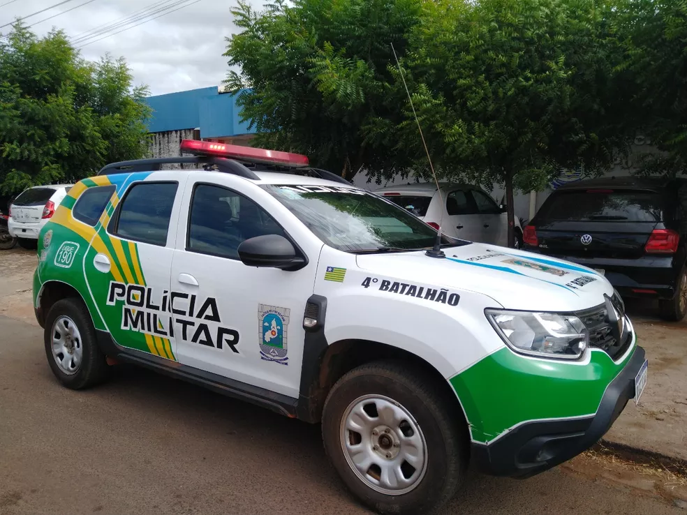 Policial está preso no 4ºBPM, em Picos — Foto: Antônio Rocha
